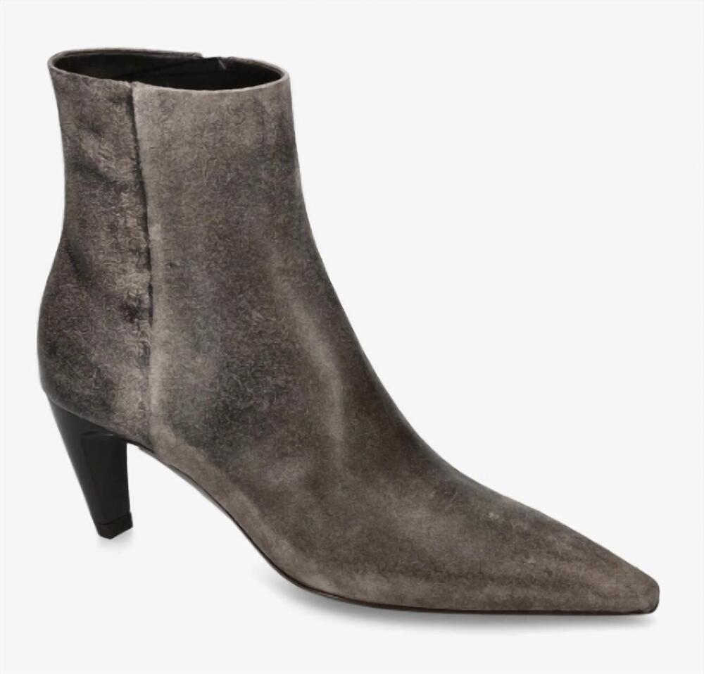 NEW PREMIATA women's old moro distressed ankle boot in brown
